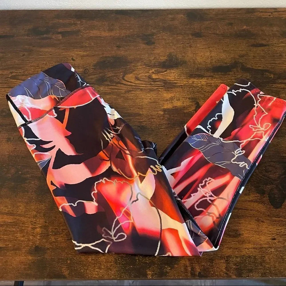 joylab legging pink orange abstract print - Picture 2 of 12